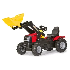 Tractor de Pedales rollyFarmtrac Case Puma CVX 240 con pala y ruedas neumáticas