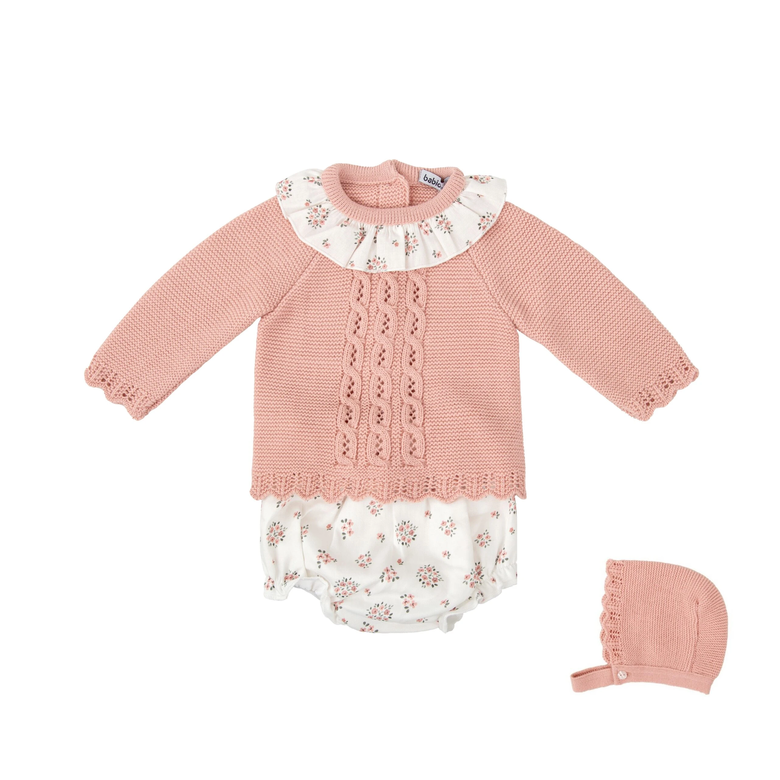 Babidu ranita + jersey + capota Aurora rosa 41804