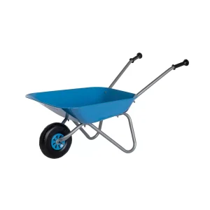 Carretilla de Juguete Metálica Azul